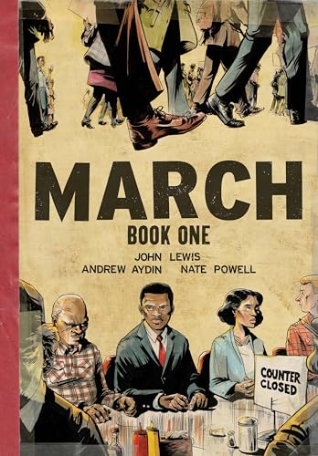 Cover of March: Book Three by Nate Powell, Andrew Aydin, John Lewis