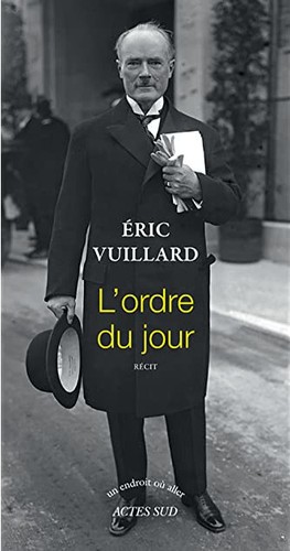 Cover of L'Ordre du jour by Éric Vuillard